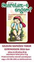 Szlovák napközis tábor Gerendáson